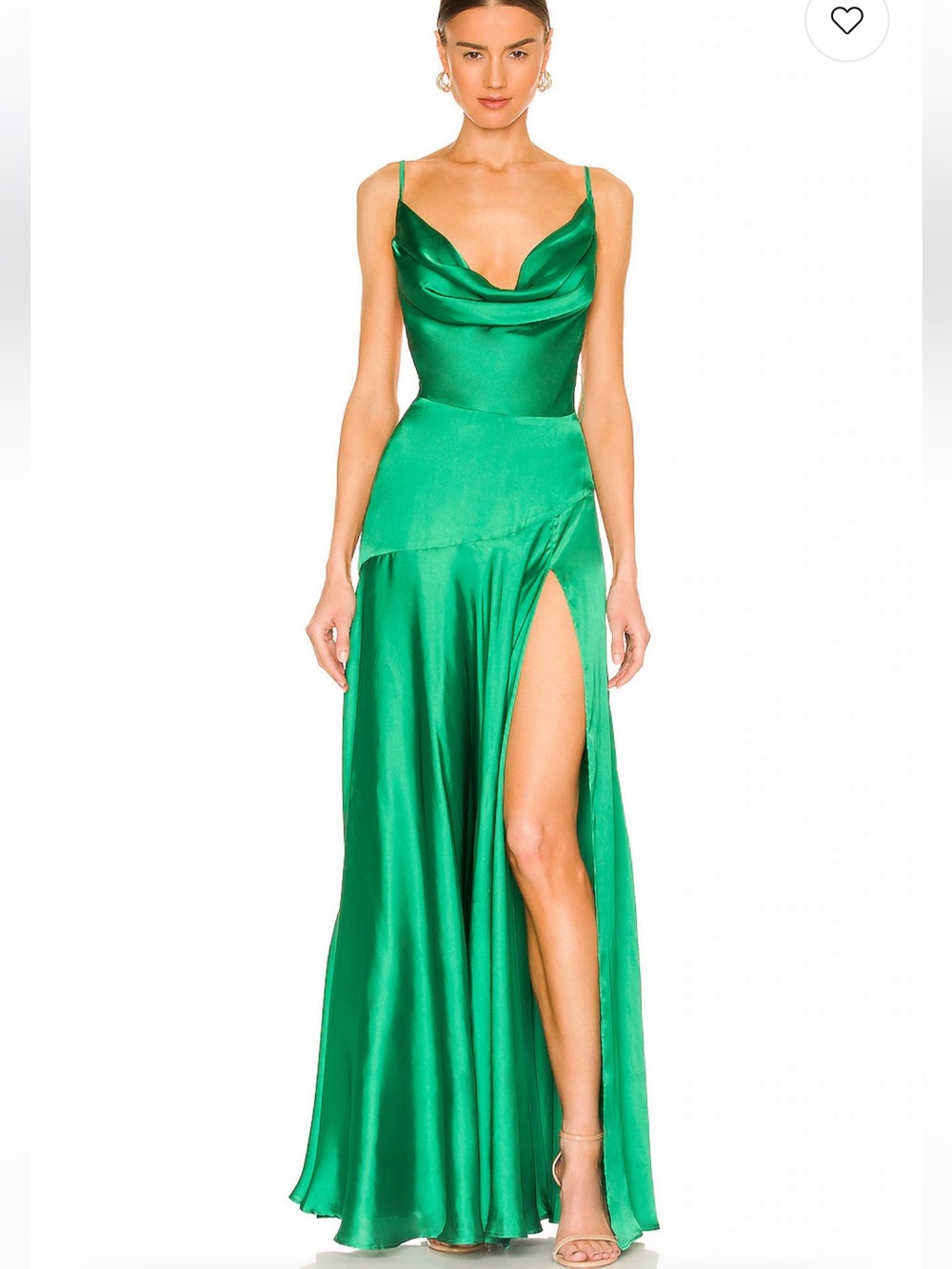 Bronx and Banco Leo Gown in Emerald Green